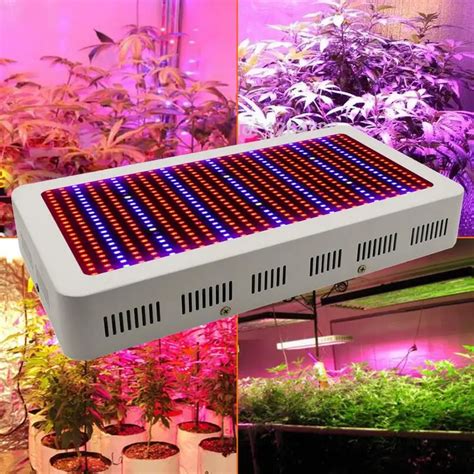 Full Spectrum 600W LED Grow Light Red Blue White UV IR AC85 265V