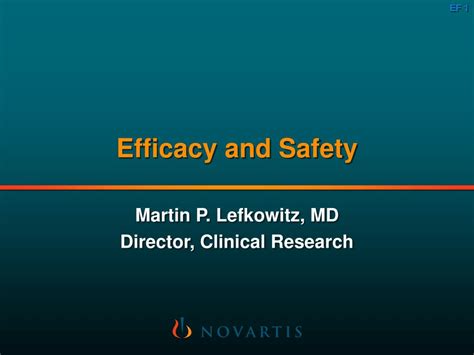 efficacy  safety powerpoint    id