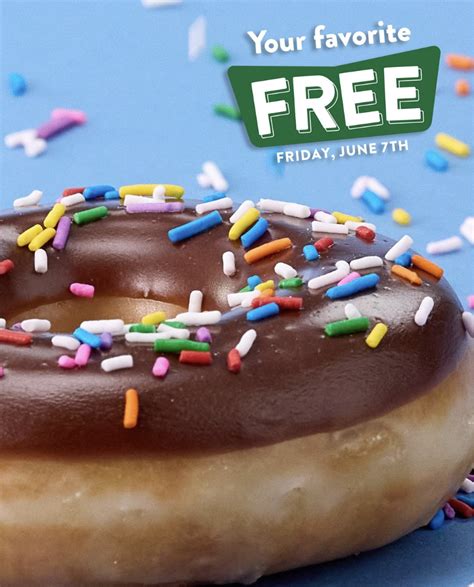 Krispy Kreme Doughnut Canada National Doughnut Day Promotions Enjoy 1 Free Doughnut Today