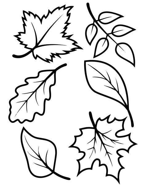 Fall Leaves Templates - 10 Free PDF Printables | Printablee