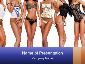 Fashion Models In Lingerie PowerPoint Template Backgrounds Google Slides ID 0000015898