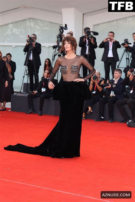 Greta Ferro Sexy Seen Flashing Her Nude Tits At The Venice International Film Festival In Italy