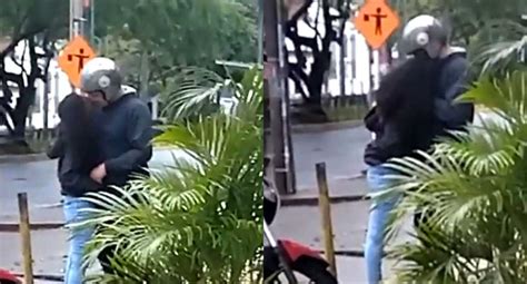 Pareja que tenía relaciones en plena calle de Cali fue captada en video