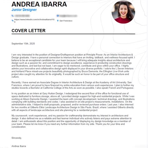Ideal Covering Letter