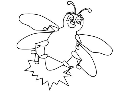 Lightning Bug Coloring Page Extra Coloring Page Coloring Home