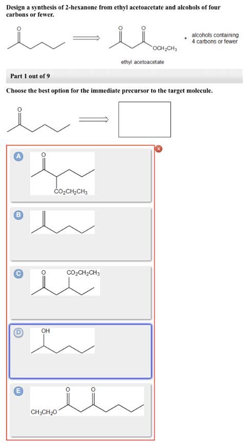 Solved Design a synthesis of 2-hexanone from ethyl | Chegg.com