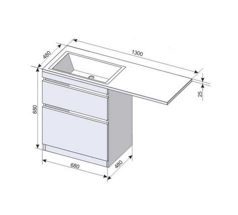 Тумба с раковиной Style Line Даллас 130 R Люкс Plus белая