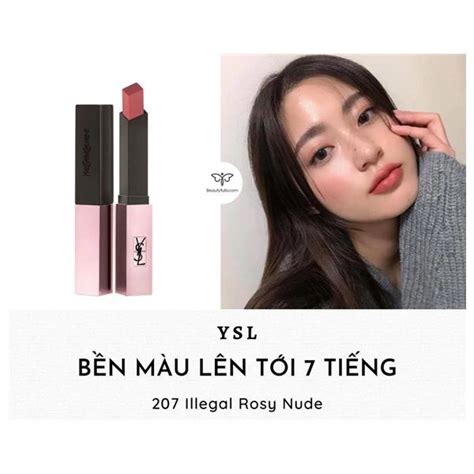 Son Ysl Slim Illegal Rosy Nude Glow Matte M U H Ng N U