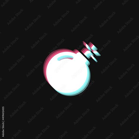 Bomb - 3D Effect Stock Vector | Adobe Stock