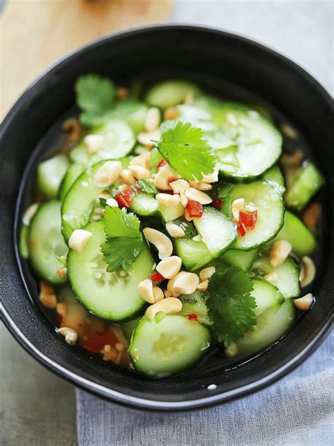 irresistible thai cucumber salad  refreshingly delicious