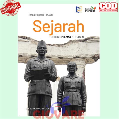 Jual BUKU SEJARAH KELAS 11 ERLANGGA KURIKULUM MERDEKA SEJARAH SMA MA