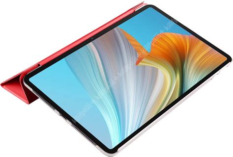 Huawei Honor Pad 8 Tablet Kılıfı Standlı Smart Cover Kapak - Kırmızı ...