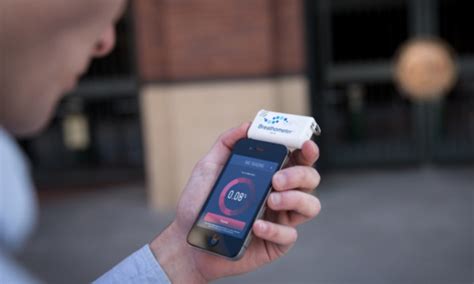 The iPhone breathalyser: Firm claims £15 mobile phone addon can be used ...