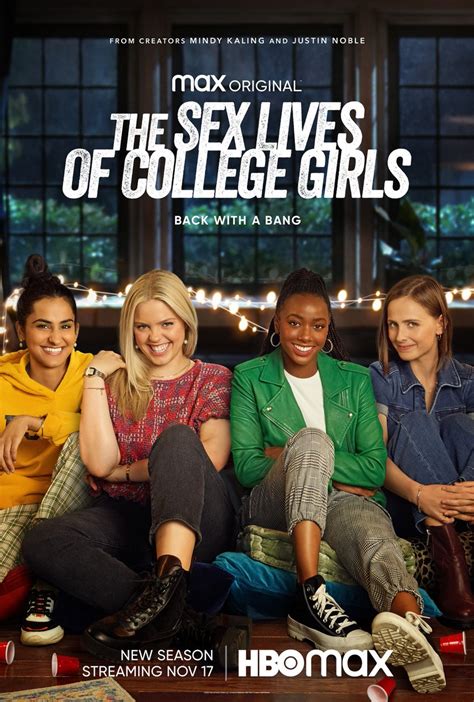 Poster oficial da 2ª temporada de The Sex Lives of College Girls