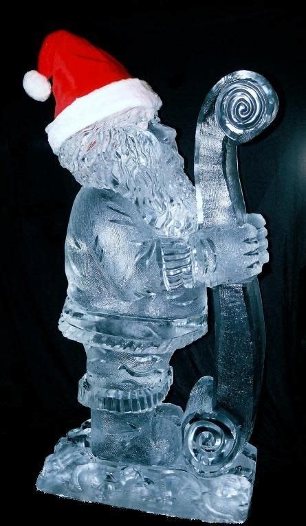 Santa Claus Sculpture Made Of Ice Hit Like If You Love Him Like Our