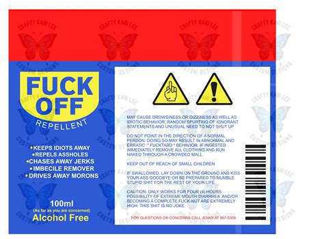 Oz Skinny Fuck Off Etsy