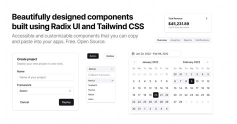 Explore 19 Free TailwindCSS JSX Libraries To Speed Up Your Next Js And