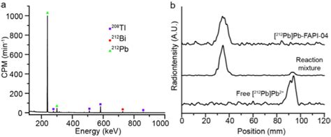 A Spectrum Of Pb Product B Radio Itlc Of Free Pb Pb