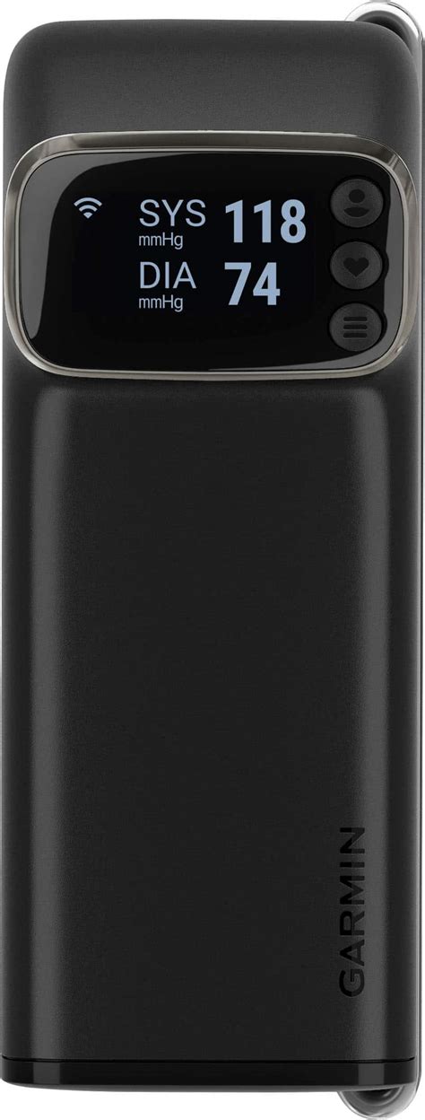 Garmin Index BPM Wi-Fi Smart Blood Pressure Monitor Black 010-02464-00 ...