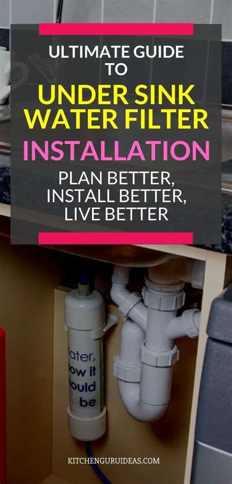 Under Sink Water Filter Installation (2024 Video Guide) - Kitchen Guru