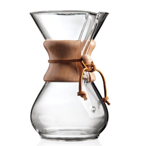 Chemex 6 Cup Classic Series Glass Coffee Maker With Patented Bonded Filters And Durable