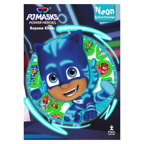 PJ Masks Neon Çıkartmalı Boyama Kitabı | Toyzz Shop