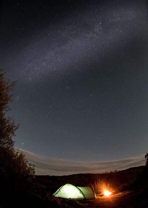 Camping in the Galloway Forest Dark Sky Park : Scotland