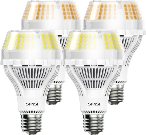 Sansi A Led Light Bulb Pack W Equivalent W Equivalent