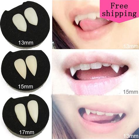 Luminous Vampire Fake Teeth Halloween Monster Werewolf Zombie Fangs