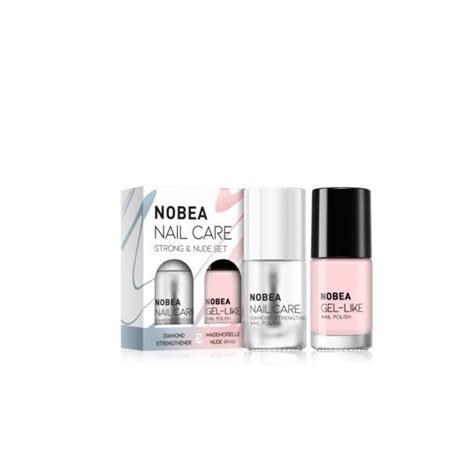 Nobea Nail Care Strong And Nude Conjunto De Vernizes Kuantokusta