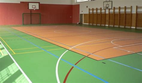 Покрытия из резины для спортивных помещений