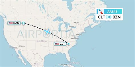 Aa848 Flight Status American Airlines Charlotte To Bozeman Aal848