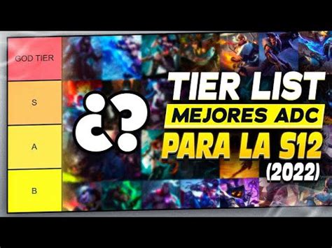 TIER LIST MEJORES ADC PARA LA TEMPORADA 12 DE LEAGUE OF LEGENDS 2022