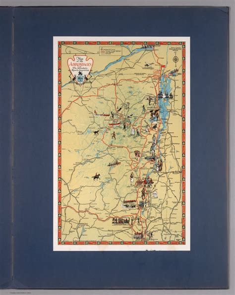 map of adirondacks new york 4