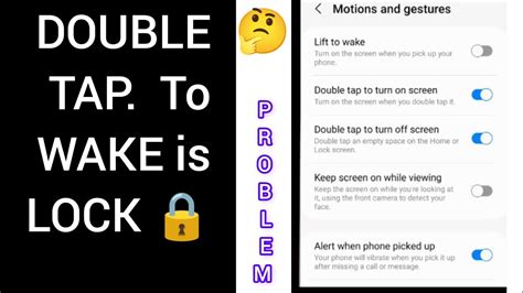 Double Tab To Screen On And Off Double Tab Screen On Kise Karen
