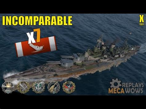 Incomparable Kills K Damage World Of Warships Gameplay Youtube