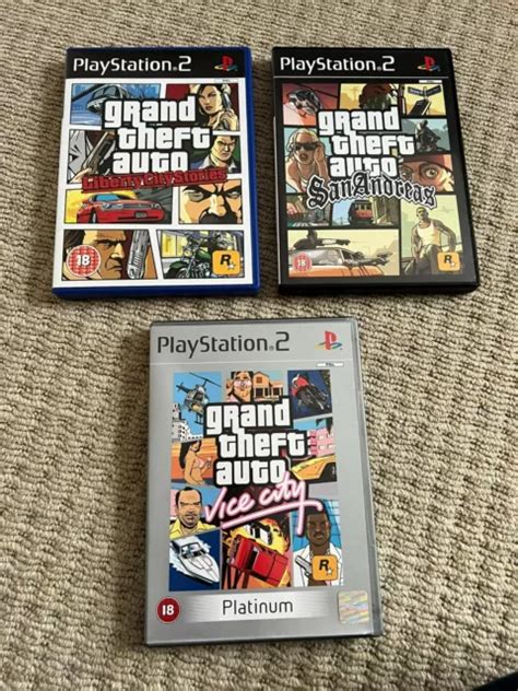 GRAND THEFT AUTO GTA San Andreas Liberty City Vice PS2 PlayStation 2