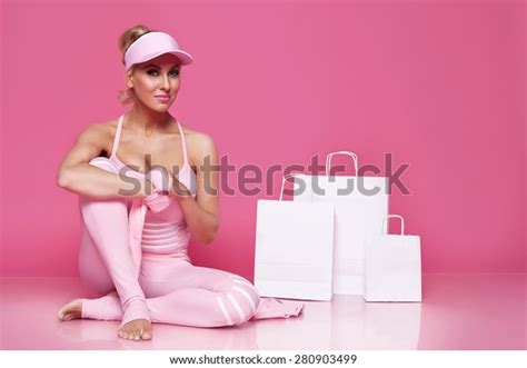 Beautiful Sexy Blonde Woman Perfect Athletic Stock Photo 280903499 Shutterstock