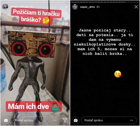 Separ a Strapo sa pochytili na Instagrame Čo sa vlastne stalo a kto by