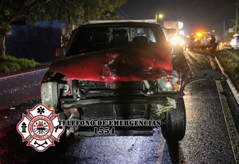 Accidente De Tránsito En Ruta Interamericana Deja Tres Personas Heridas Chapin Tv