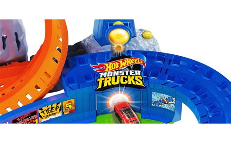Hot Wheels Monster Trucks T Rex Volcano Arena Spee ToyChamp