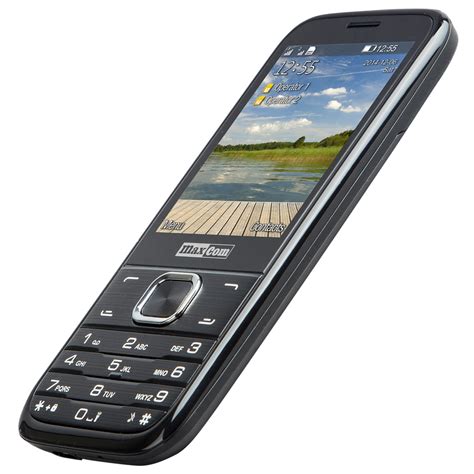 Мобилен телефон Maxcom MM237, Dual Sim, Black - eMAG.bg