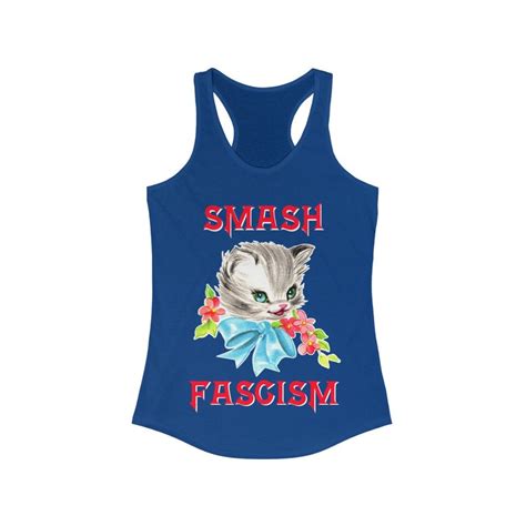 Smash Fascism Tank Top Smash Fascism Shirt Antifa Shirt Anti Fascist Shirt Fuck Fascism