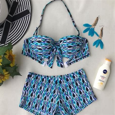 Jual Pakaian Dalam Wanita Bikini Abstrak Sexy Foam With Wires Nb Shopee Indonesia