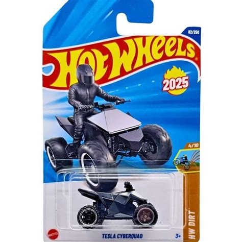 Hot Wheels Dirt Tesla Cyberquad Shopee Brasil
