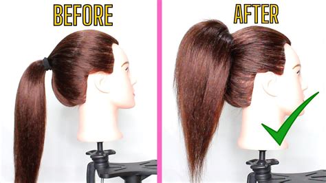 Come Fare Una Coda Alta Perfetta In Minuto New Viral High Ponytail