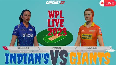 Gujarat Giants Women S Vs Mumbai Indians Women Women S Premier League