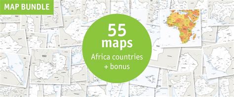 Buy 55 Vector Maps Africa Countries: Lowest Price 81% Off