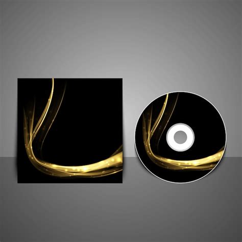 premium vector cd cover design template