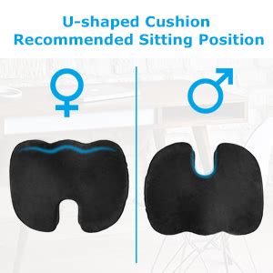 Levesolls Seat Cushion For Office Chair Memory Foam Coccyx Cushion For